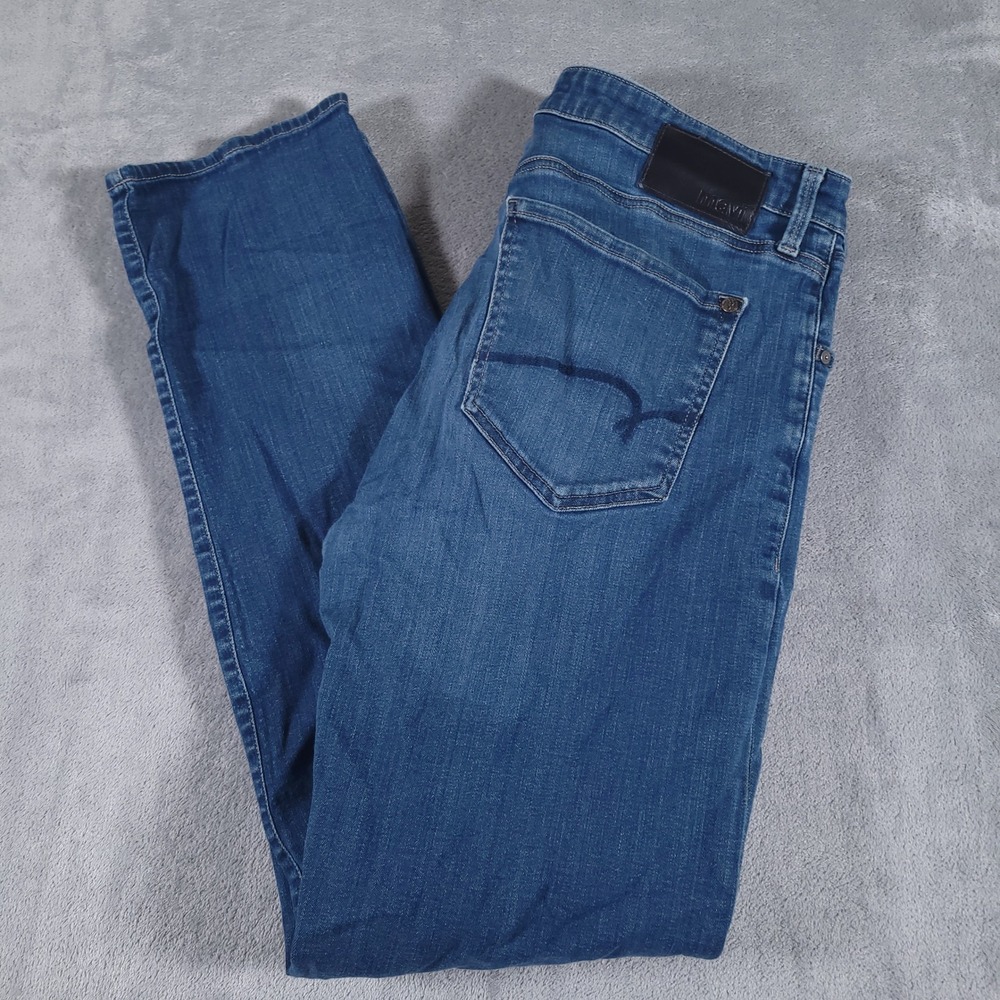 Mavi Jeans Mens 36x34 Blue Stretch Denim Pants Straight Made in Turkey